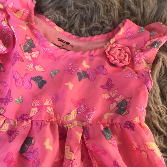 Girls 5T butterfly top - Picture 2 of 4